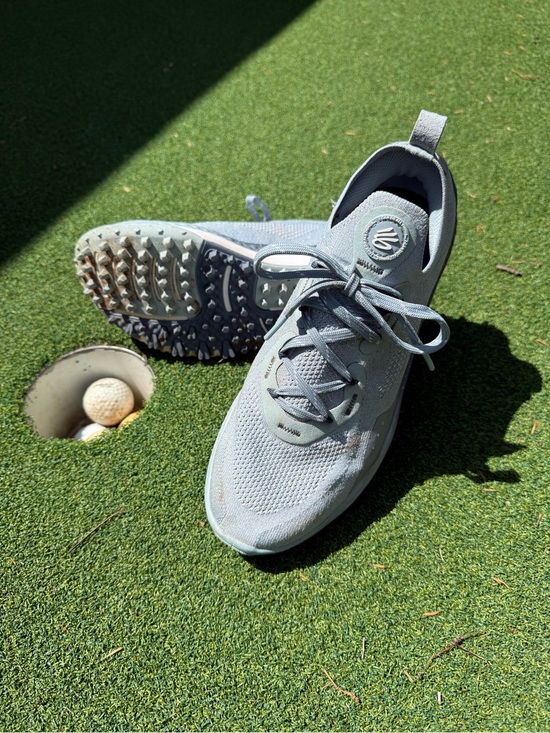 Under Armour Other - Under Armour Steph Curry golf shoes Light Gray/Seafoam Kids' size 7